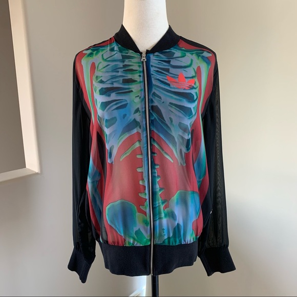 Adidas Rita Ora Skeleton Sheer Jacket CA - Picture 2 of 6